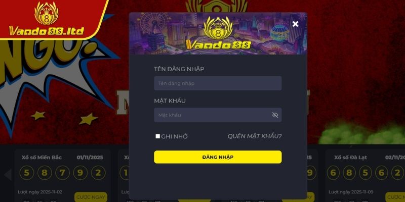 Xử lý hiệu quả khi đăng nhập VanDo88