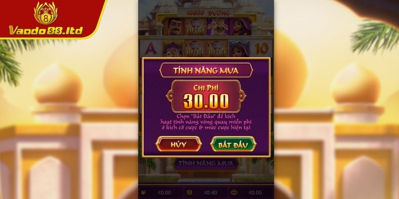 Tính năng tăng thưởng trong Kho báu Ganesha VanDo88